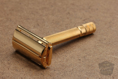 Gillette 1940s Milord Notched * Gold Revamp