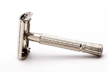 1957 C4 Gillette Flare Tip TTO Super Speed Safety Razor  | Factory Nickel Revamp