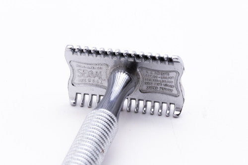 1930's Segal Unitary One Piece TTO Razor with Box