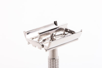 1960 F3 Gillette Flare Tip Super Speed Double Edge Safety Razor | Rhodium Revamp