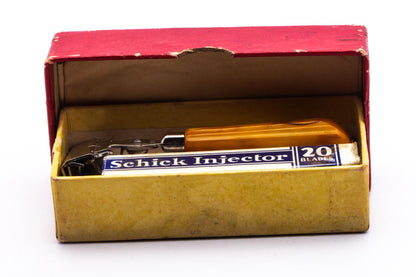 1940's Eversharp Schick Injector with Bakelite Handle & Original Box | Original Condition