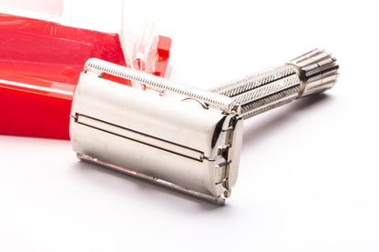 1940's Gillette British Rocket TV Special Flare Tip Safety Razor Set | Original Condition