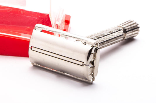 1940's Gillette British Rocket TV Special Flare Tip Safety Razor Set | Original Condition