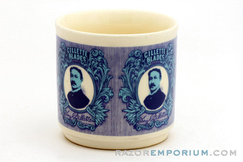 King Gillette Blue Blades Shaving Mug
