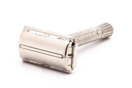 1957 C1 Gillette Flare Tip Regular Super Speed Safety Razor | Original Condition