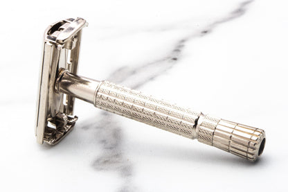1979 Z1 Gillette Flare Tip Super Speed Safety Razor | Factory Nickel Revamp