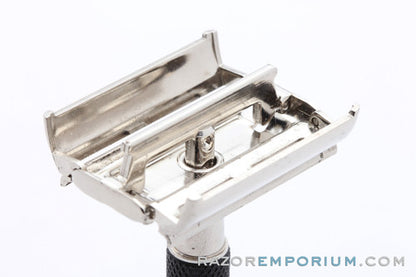 1980's Gillette Black Handle Super Speed Safety Razor
