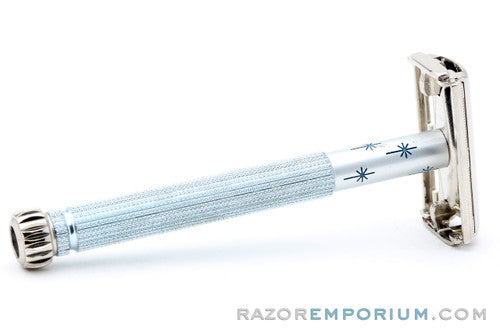 1962 Gillette Blue Star Lady Gillette DE Safety Razor H4 - Excellent