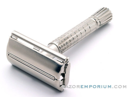 1965 K1 Gillette Flair Tip Super Speed Safety DE Razor | Factory Nickel Revamp
