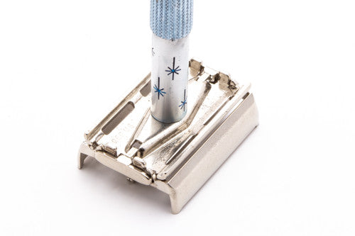 1965 K2  Gillette Blue Star Lady Gillette Double Edge Safety Razor | Original Condition