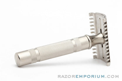 1930s Gillette NEW Long Comb Safety Razor Factory Nickel Revamp