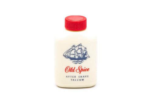 1950's Old Spice Talcum After Shave Talcum Powder With Red Cap