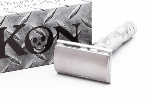 iKon Stainless Steel Standard Solid Guard D E Razor - Original Production Run