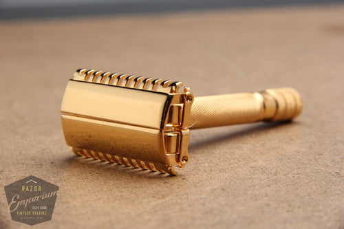 Gillette 1930's Sheraton TTO Safety Razor * REVAMPED - 24K Gold – Razor ...