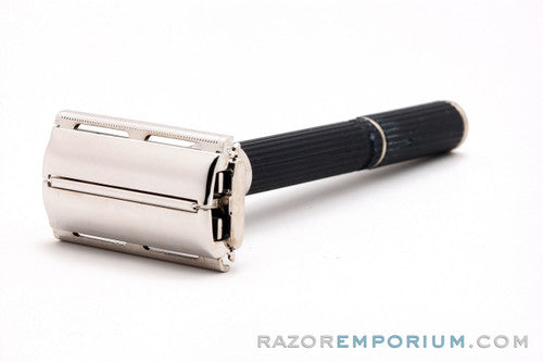 1979 Gillette Super Adjustable "Black Beauty" DE Safety Razor Z1