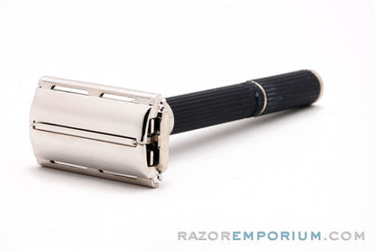 1979 Gillette Super Adjustable "Black Beauty" DE Safety Razor Z1