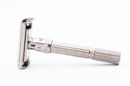 1963 Gillette Slim Adjustable Double Edge Safety Razor Original Case I3