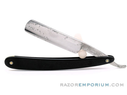 11/16" Geneva Cutlery Co. Hollow Ground Straight Razor w/ Original Scales