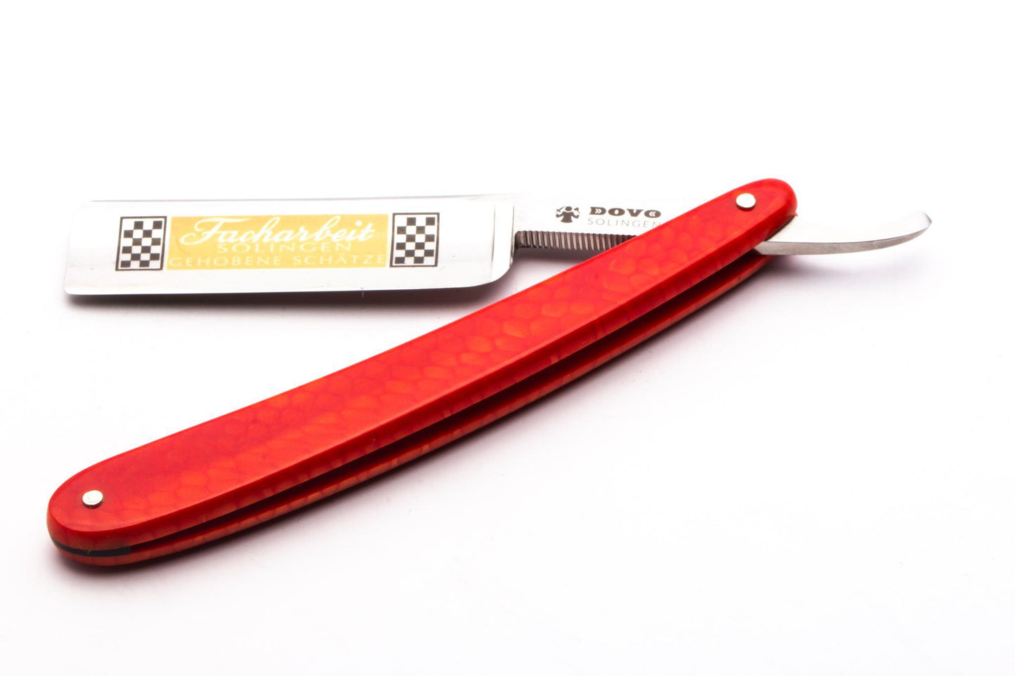 6/8" Dovo Facharbeit Red Straight Razor | Used