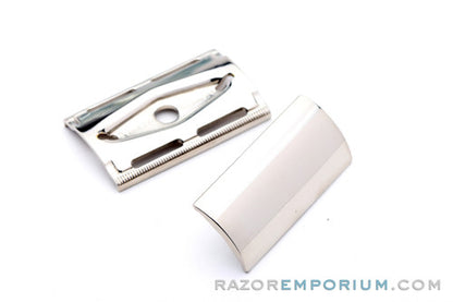 1947-51 Gillette Tech Cap & Guard | Nickel Revamp - Universally Threaded