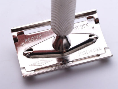 1957 C4 Gillette Ball End Tech DE Safety Razor