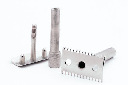 1920s Gillette Single Ring Old Type DE Safety Razor Nickel Revamp