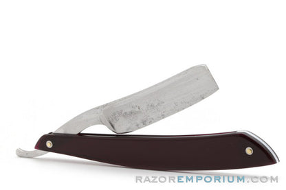 6/8" Wade & Butcher Straight Razor Black Cherry Scales | Sheffield, England