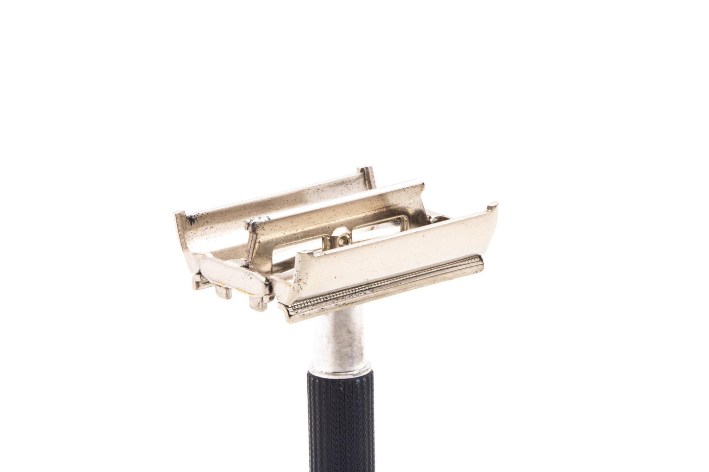 1969 O2 Gillette Black Handle Super Speed Safety Razor | Original Condition