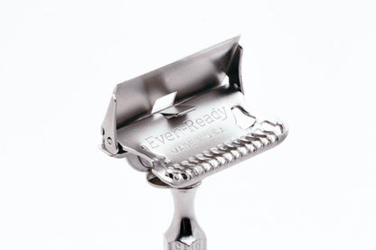 1930s Ever Ready 1912 Single Edge Safety Razor - Factory Nickel