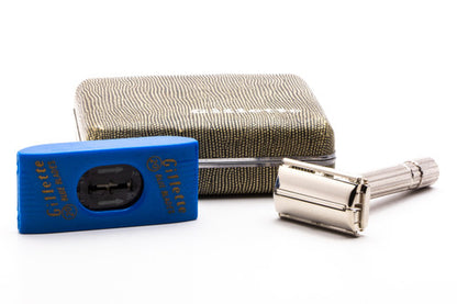 1953 Y3 Gillette President Double Edge Safety Razor Set | Original Condition