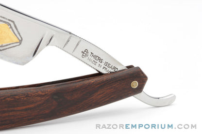 6/8" Thiers-Issard Hollow Ground Red Stamina Wood Straight Razor