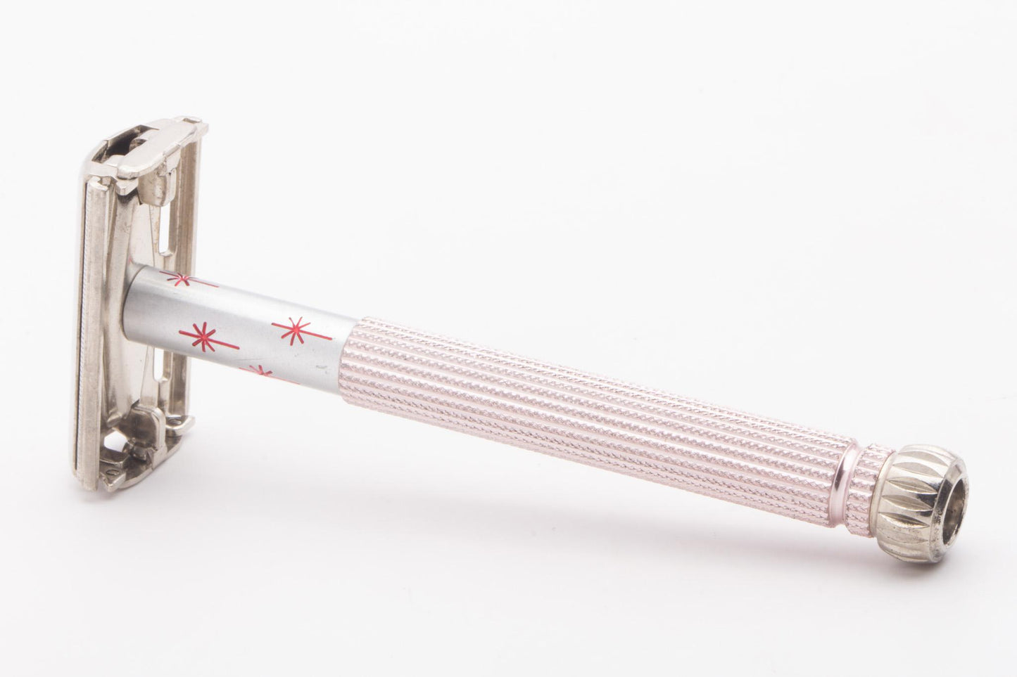 1966 L1 Gillette Pink Star Lady Gillette DE Safety Razor | Original Condition