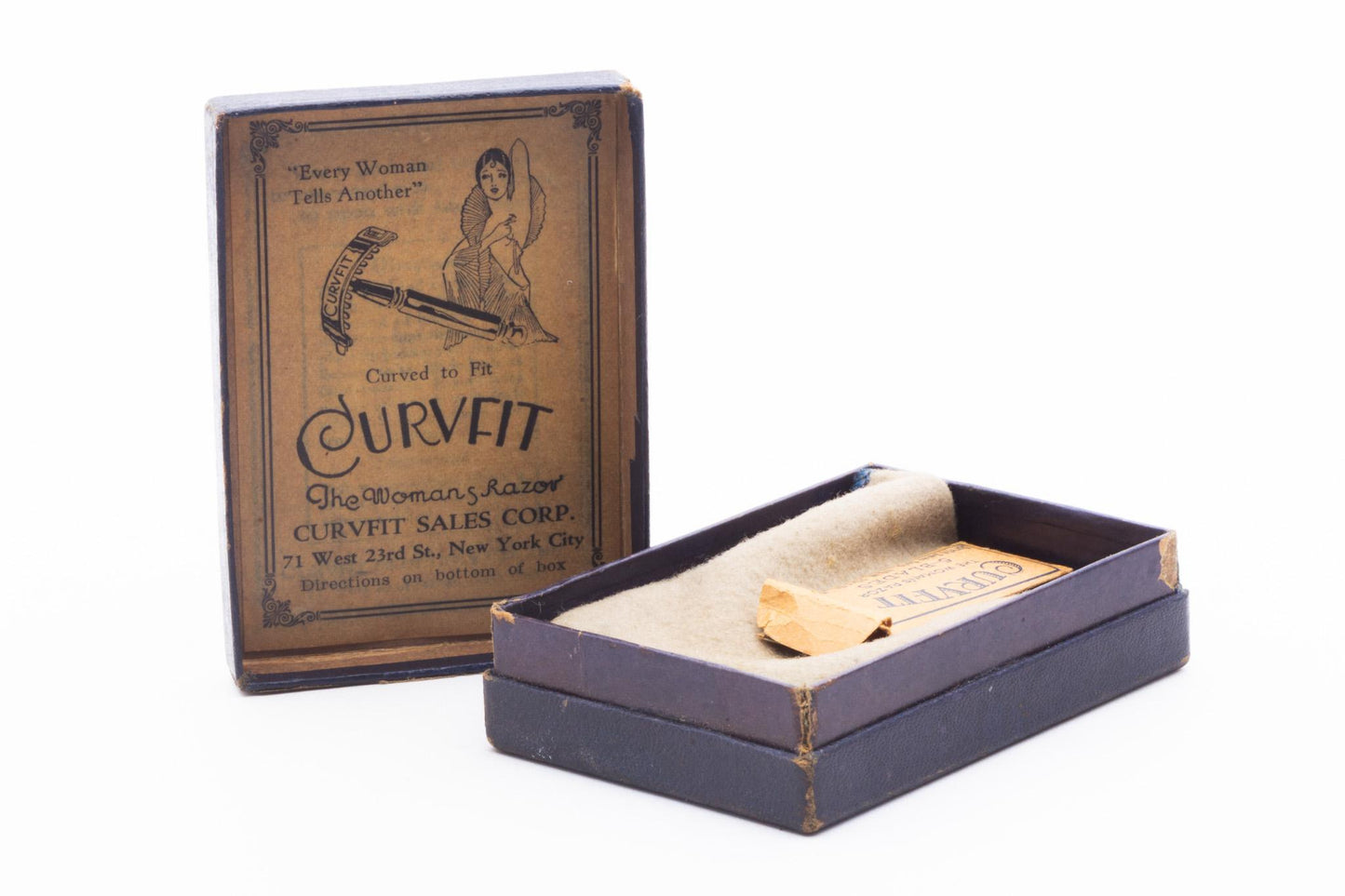 1920's Curvfit Women's Safety Razor Set | Original Condition