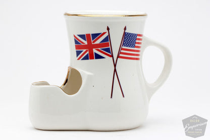 Lego America & England Ceramic Shaving Scuttle