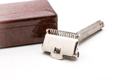 1930's Ever-Ready Single Edge Safety Razor with Case & Blade Banks | Made in England