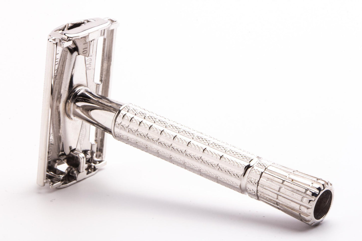 1964 J3 Gillette Flare Tip DE Super Speed Safety Razor | Rhodium Revamp