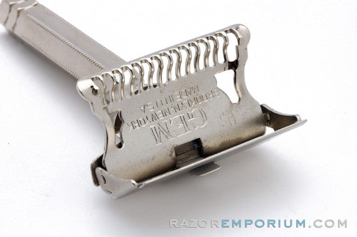 1930s Gem Single Edge Safety Razor | Factory Nickel Revamp