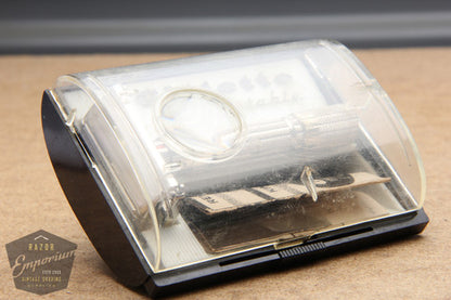 Gillette 1959 Fatboy / $1.95 Adjustable DE Safety Razor in Case - E2