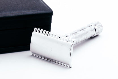 1921 Gillette New Standard Safety Razor with Case - Rhodium Revamp