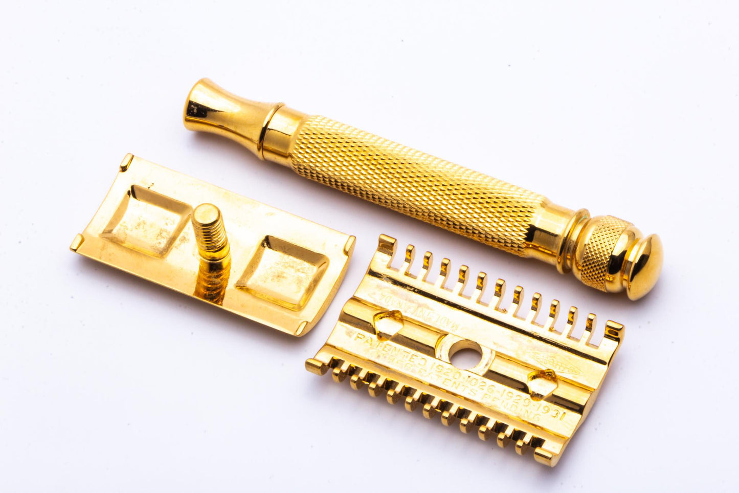 1930's Gillette Goodwill Ball End Double Edge Safety Razor with Replica Handle | Original Condition