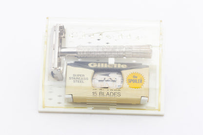 1955 A1 Gillette Flare Tip Super Speed Safety Razor Set | Original Condition