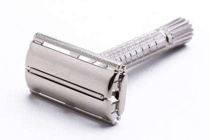 1963 Gillette Regular Flare Tip DE Super Speed Factory Nickel Revamp