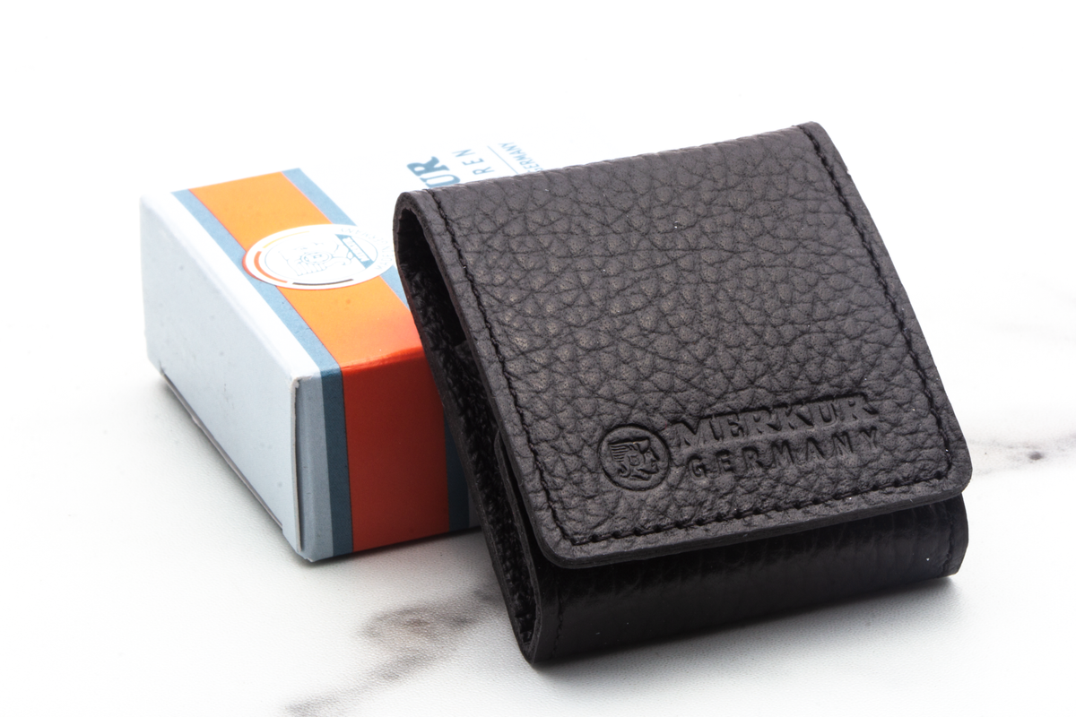 Merkur | Travel Razor 933 INOX with Leather Case