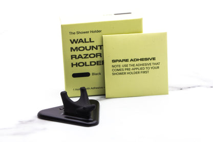 Leaf | Wall Mounted Razor Holder - Black