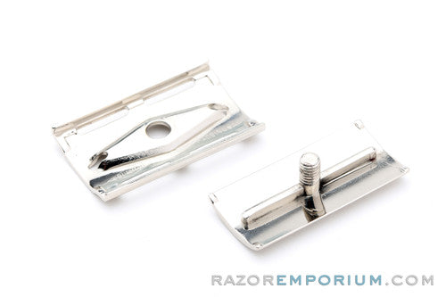 1947-51 Gillette Tech Cap & Guard | Nickel Revamp - Universally Threaded