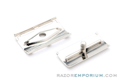 1947-51 Gillette Tech Cap & Guard | Nickel Revamp - Universally Threaded