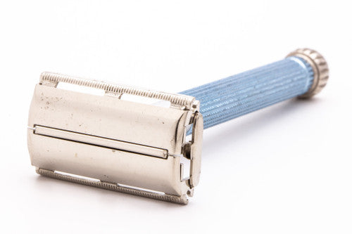1971 R2 Gillette Blue Star Lady Gillette Double Edge Safety Razor| Original Condition