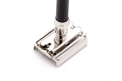1969 O2 Gillette Super Adjustable 109 Double Edge Safety Razor | Factory Nickel Revamp