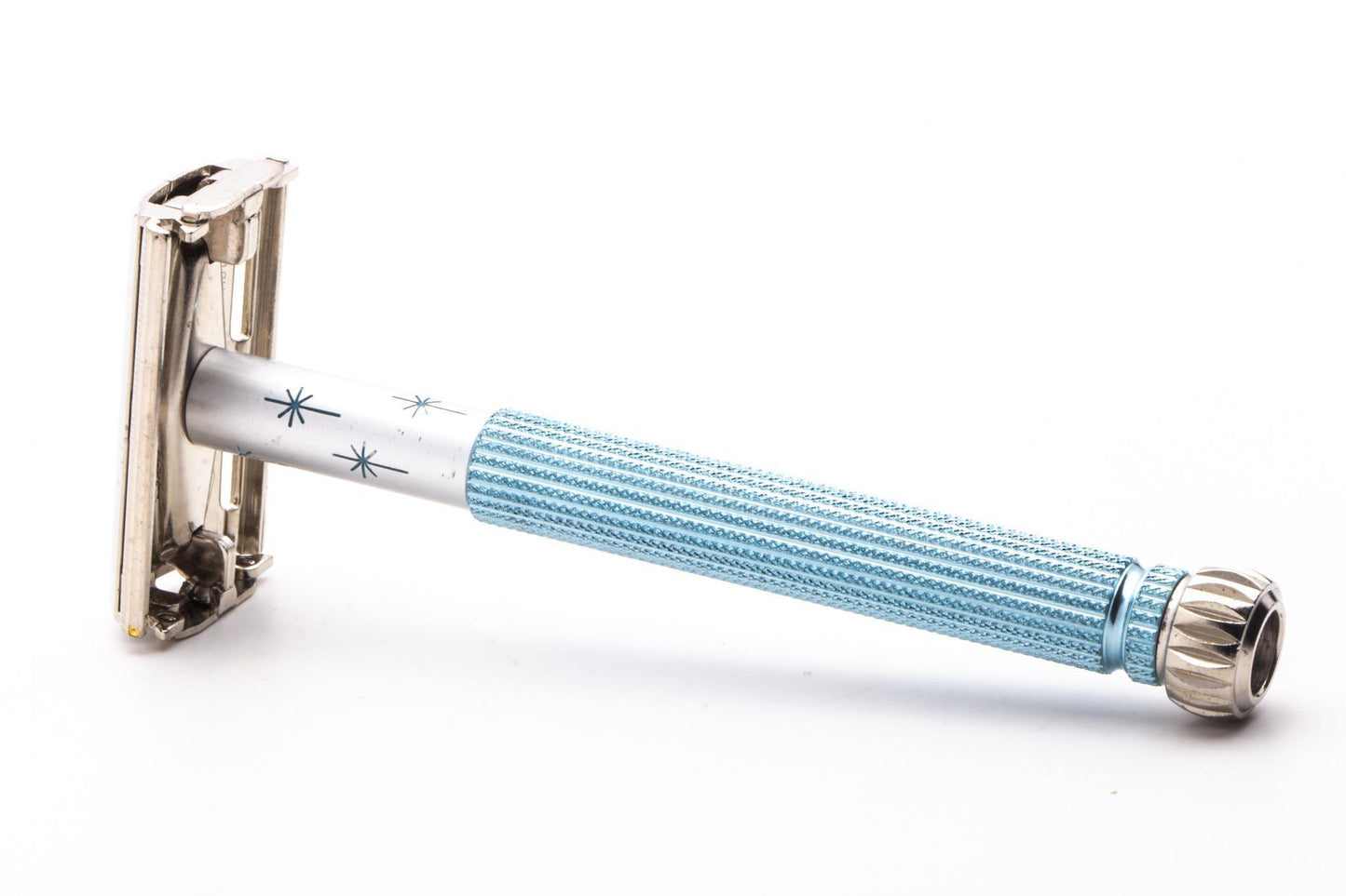 1965 K4  Gillette Blue Star Lady Gillette Double Edge Safety Razor | Original Condition