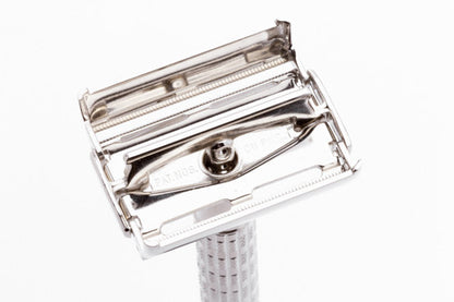 1957 Gillette Heavy Red Tip  Super Speed Factory Nickel Revamp